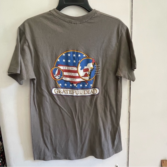 Vintage 1986 Grateful Dead Spring Tour T-shirt Band Tee Single Stitch USA - Picture 11 of 12